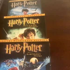 Harry Potter DVD 3-Movie Set Sorcerer’s Stone, Chamber of Secrets, Prisoner